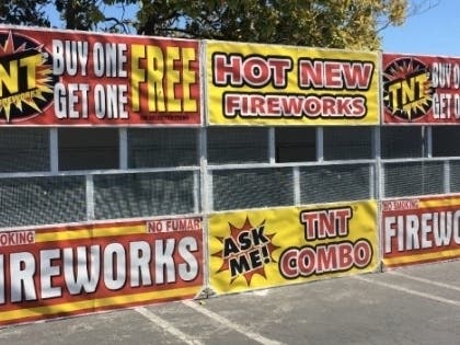 These fireworks are legal in Newark, Union City and Dublin.
