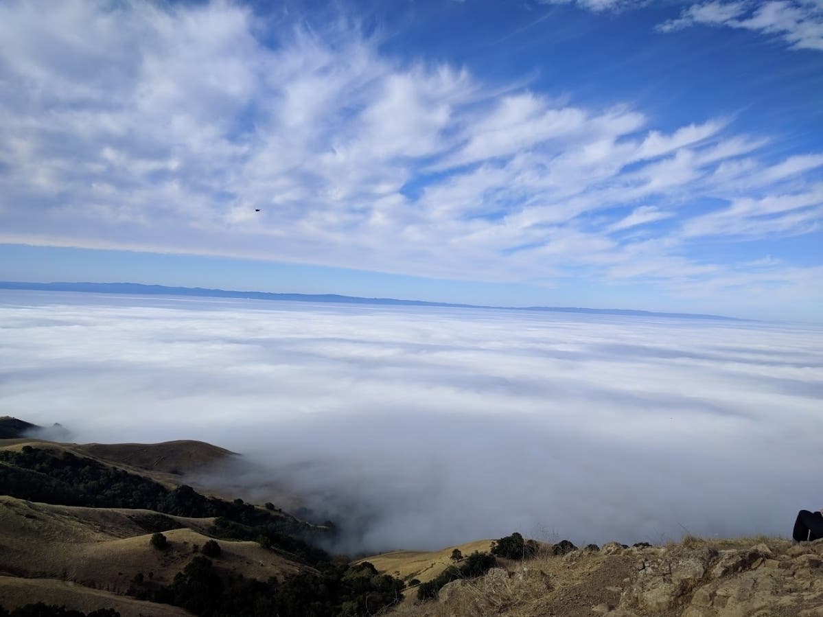 Photo taken from Mission Hills in Fremont, Calif.