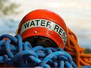 Multiple agencies pitched in to save the man.