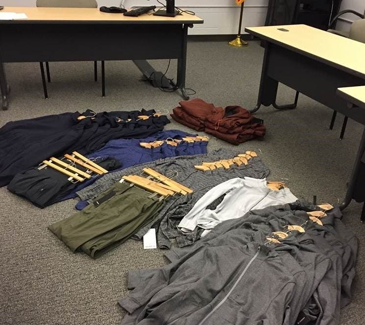 Police say $7600 in merchandise was stolen, just a week after $4,000 in merchandise was snatched.