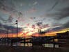 This sunset was snapped at Jack London Square in Oakland, Calif.