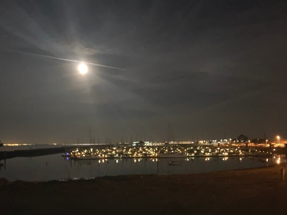 This is Oyster Point Marina, South San Francisco, Calif.