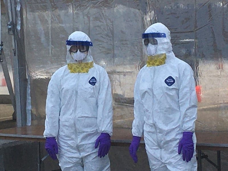 Drive-thru coronavirus testing centers are revealing more cases. 