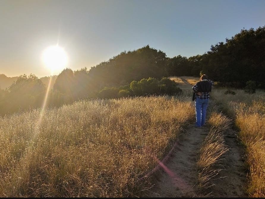 Near Lake Chabot, California.