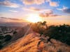 Sunset from the Mt. Diablo/Briones trail in Shell Ridge Open Space​, Walnut Creek Calif.