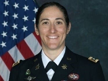 Lt. Col. Sharon Engelmeier took part in a Change of Command ceremony on Wednesday.