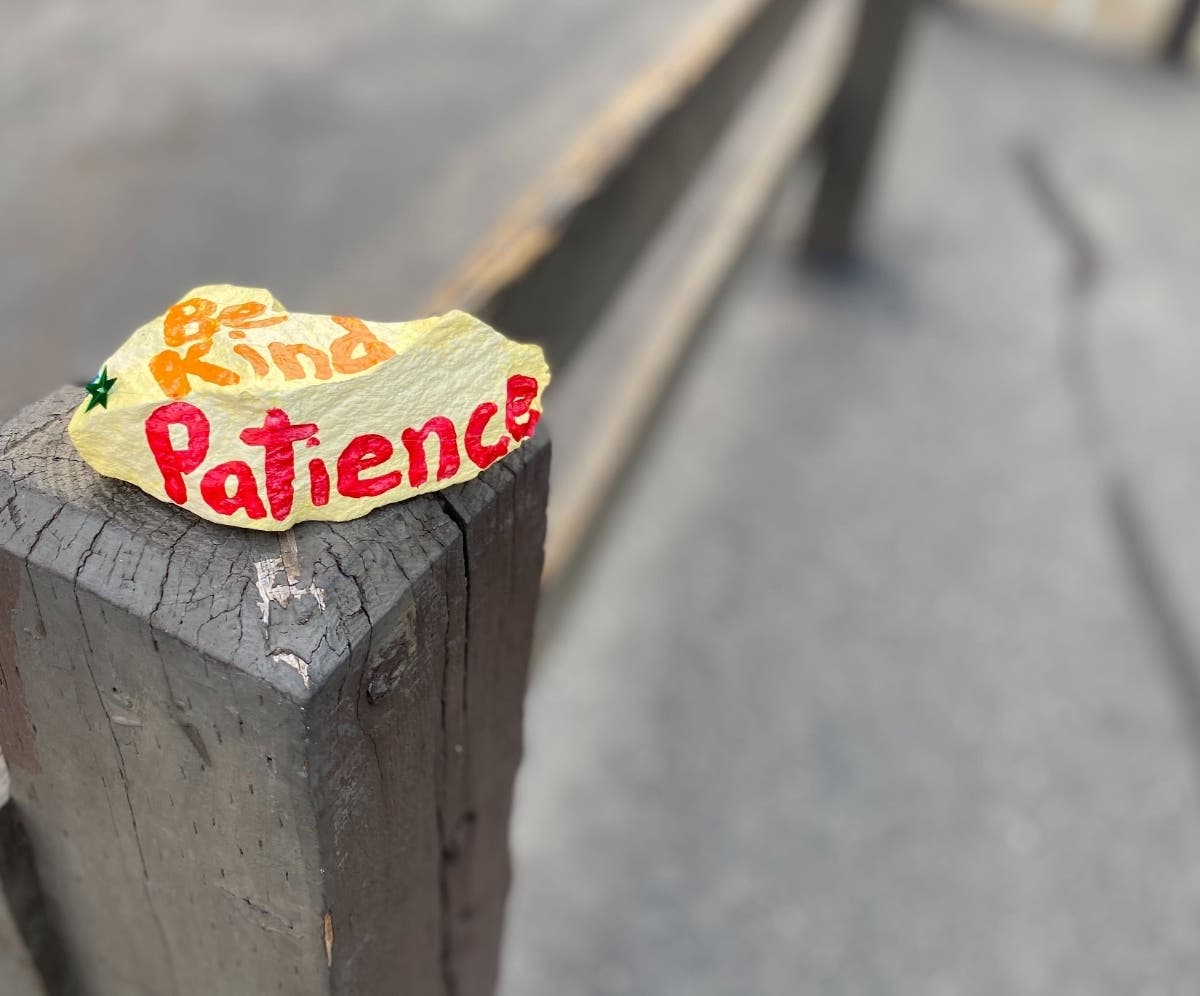 An anonymous message of hop in the East Bay.