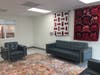 Community room at Fremont's newly completed Housing Navigation Center (HNC) for the homeless. 