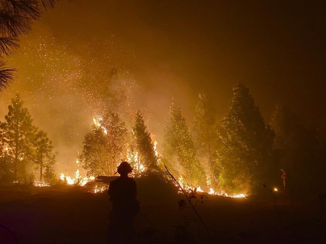 Wildfire in Butte County, Calif.
