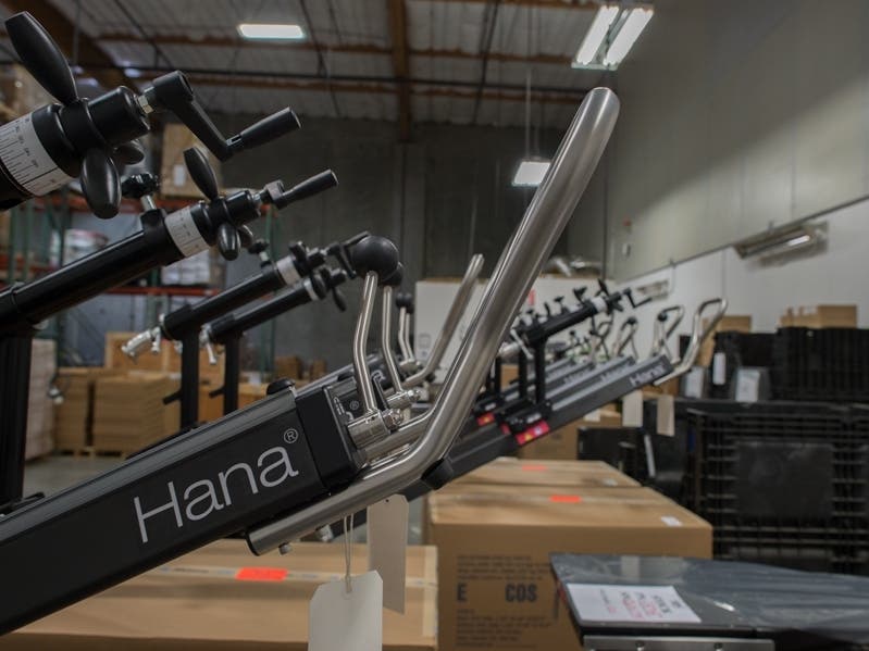 The company makes orthopedic surgical tables.