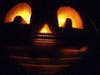 Carved pumpkin in Union City, Calif.