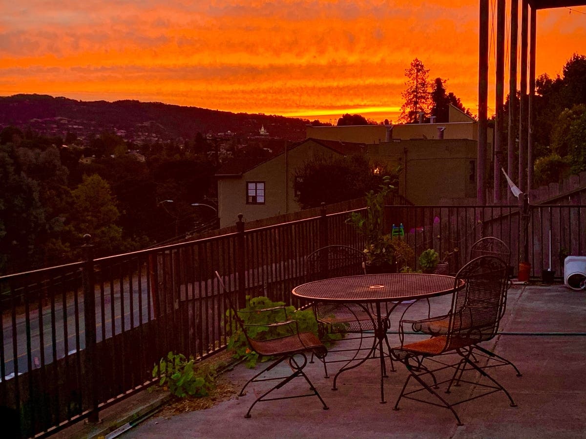Sunset in Oakland, Calif.