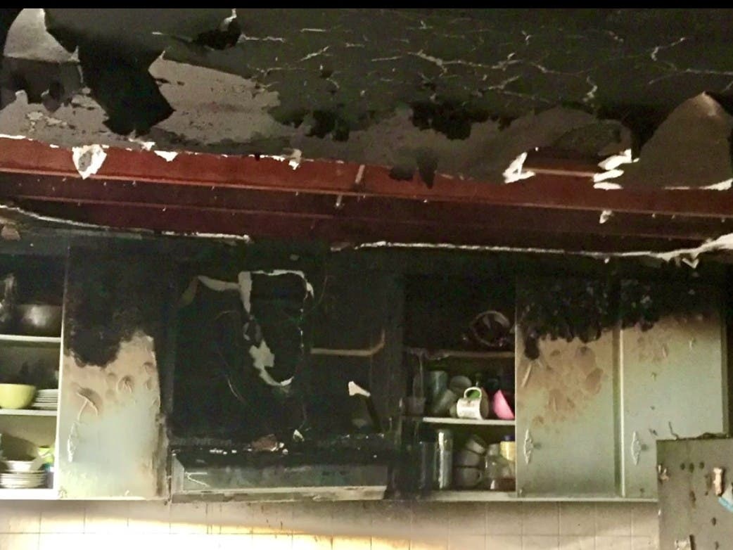 The fire happened on Thursday.