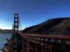 Golden Gate Bridge over San Francisco Bay. 
