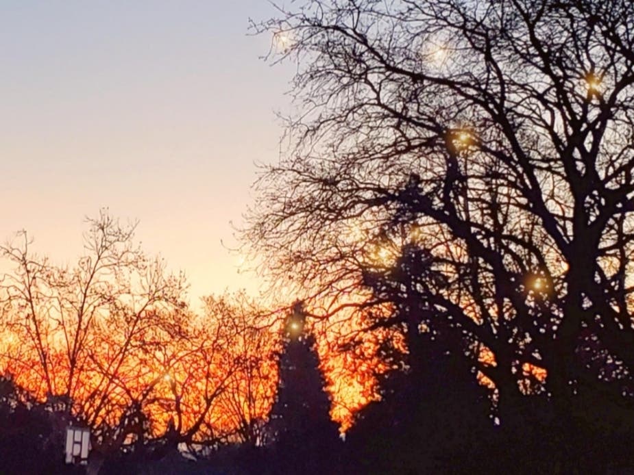 Sunrise in Pleasant Hill, Calif.