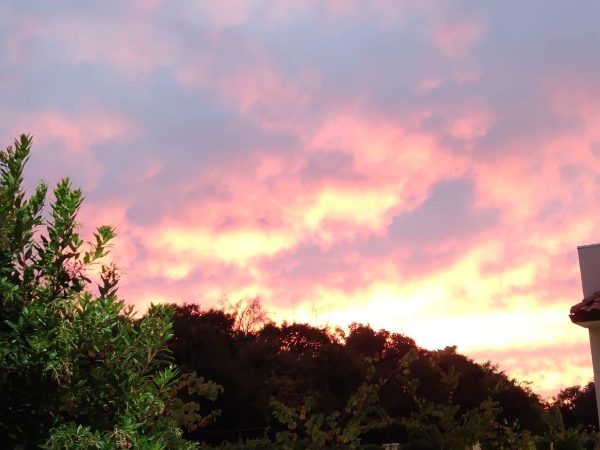 Sunset over Union City, Calif.