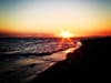 Sunset over San Francisco Bay, Alameda, Calif.