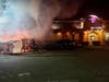 A small fire in Newark, Calif.