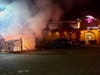 A small fire in Newark, Calif.