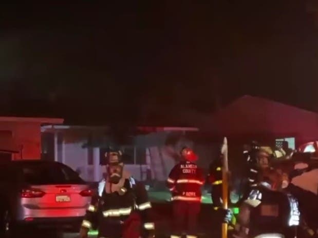 It took firefighters 40 minutes to fully knock down the fire.