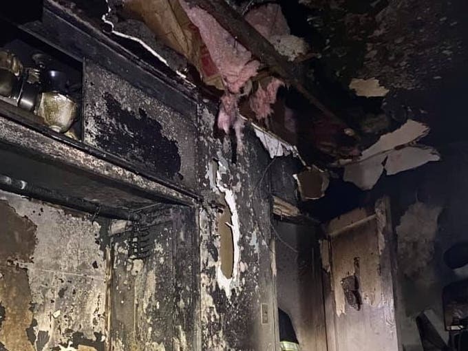 Fire at Newark home ... the devastation is breathtaking
