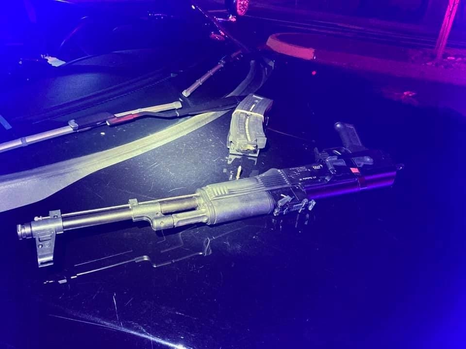 AK-47 seized by Walnut Creek Police.