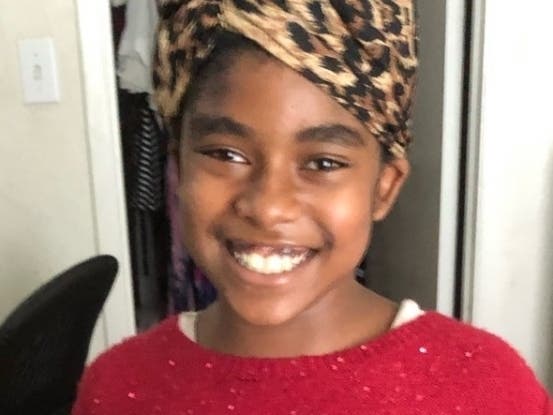 The missing girl is 10-years-old.