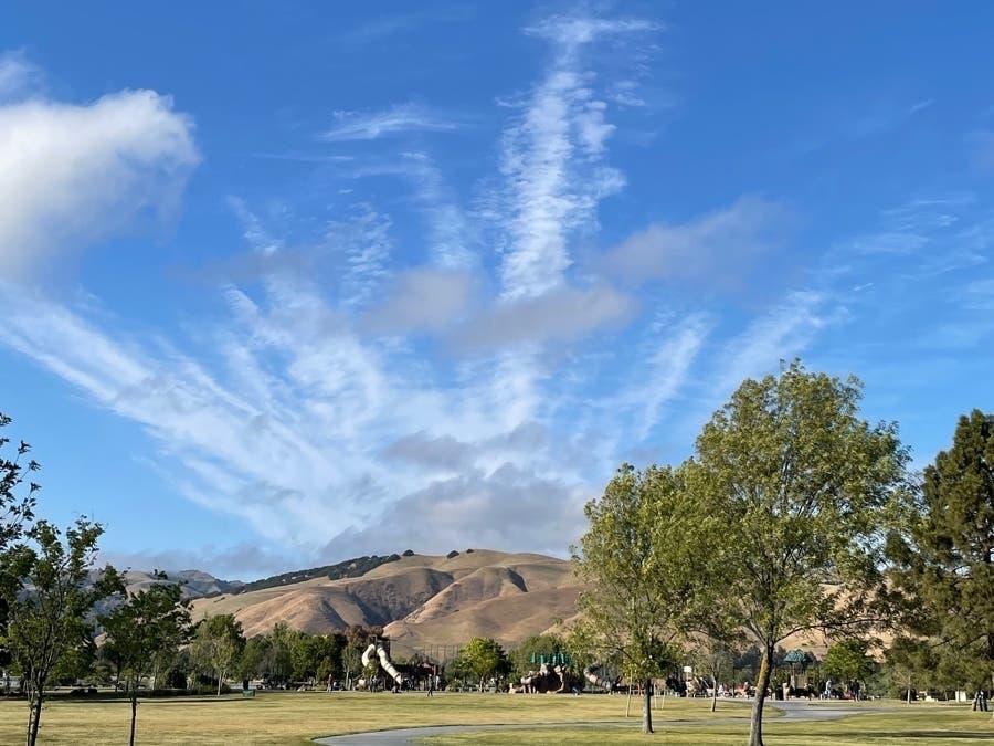 Clouds over Fremont, Calif.