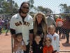 San Francisco Giants shortstop Brandon Crawford and family.