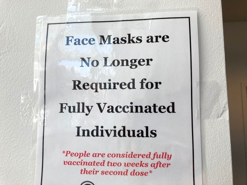 Monday marked the first day in weeks that mask restrictions were loosened for residents of Alameda and Contra Costa counties.