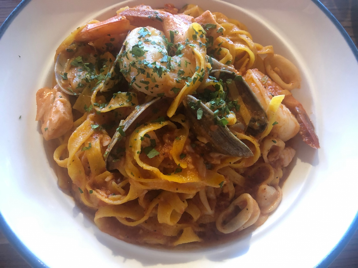 Fresh seafood is always a popular choice in California.