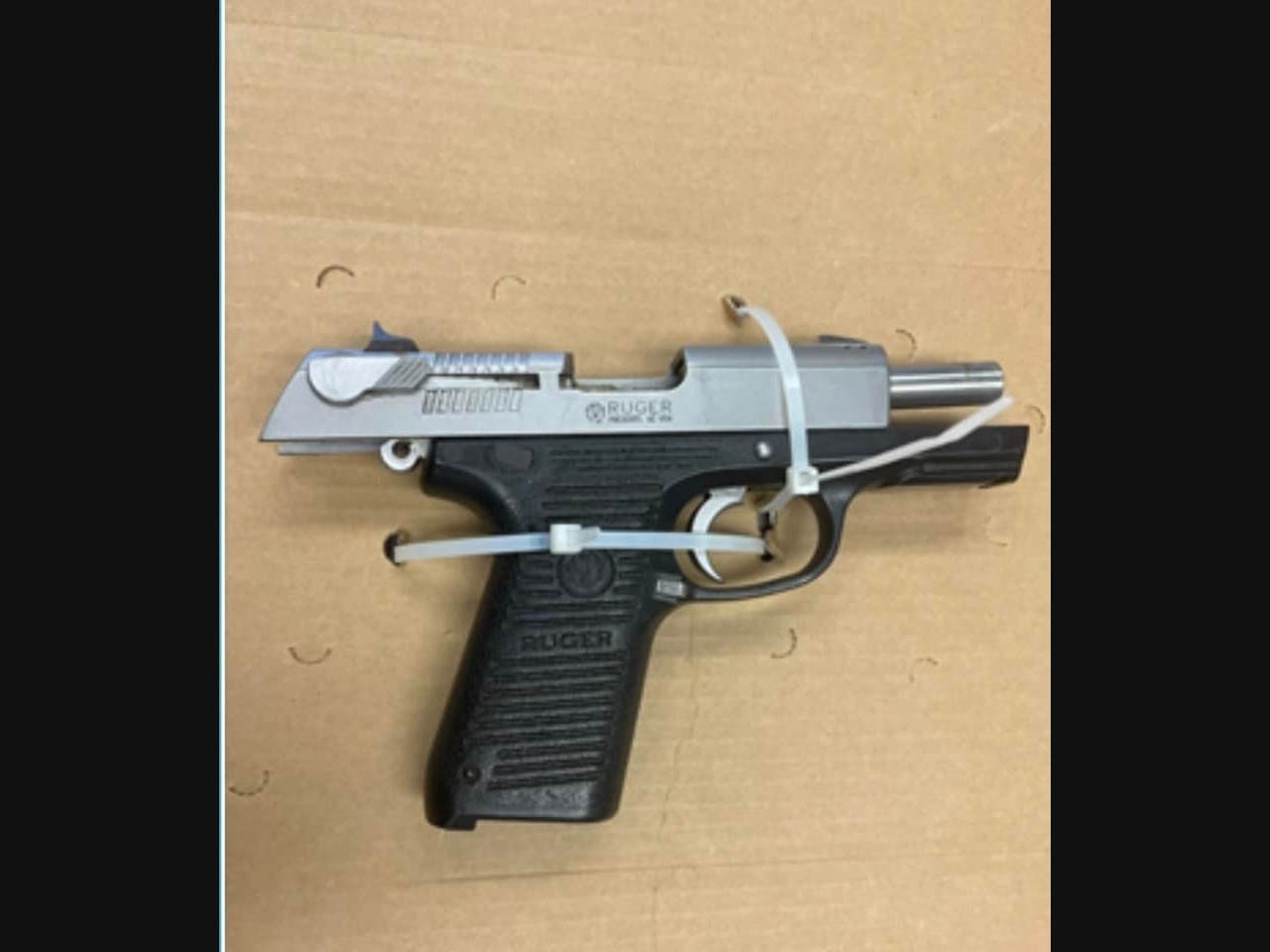 This 9mm pistol had its serial number obliterated.