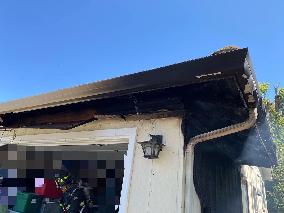 The fire was on Klamath Street.