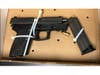 This gun was seized by police during a traffic stop.