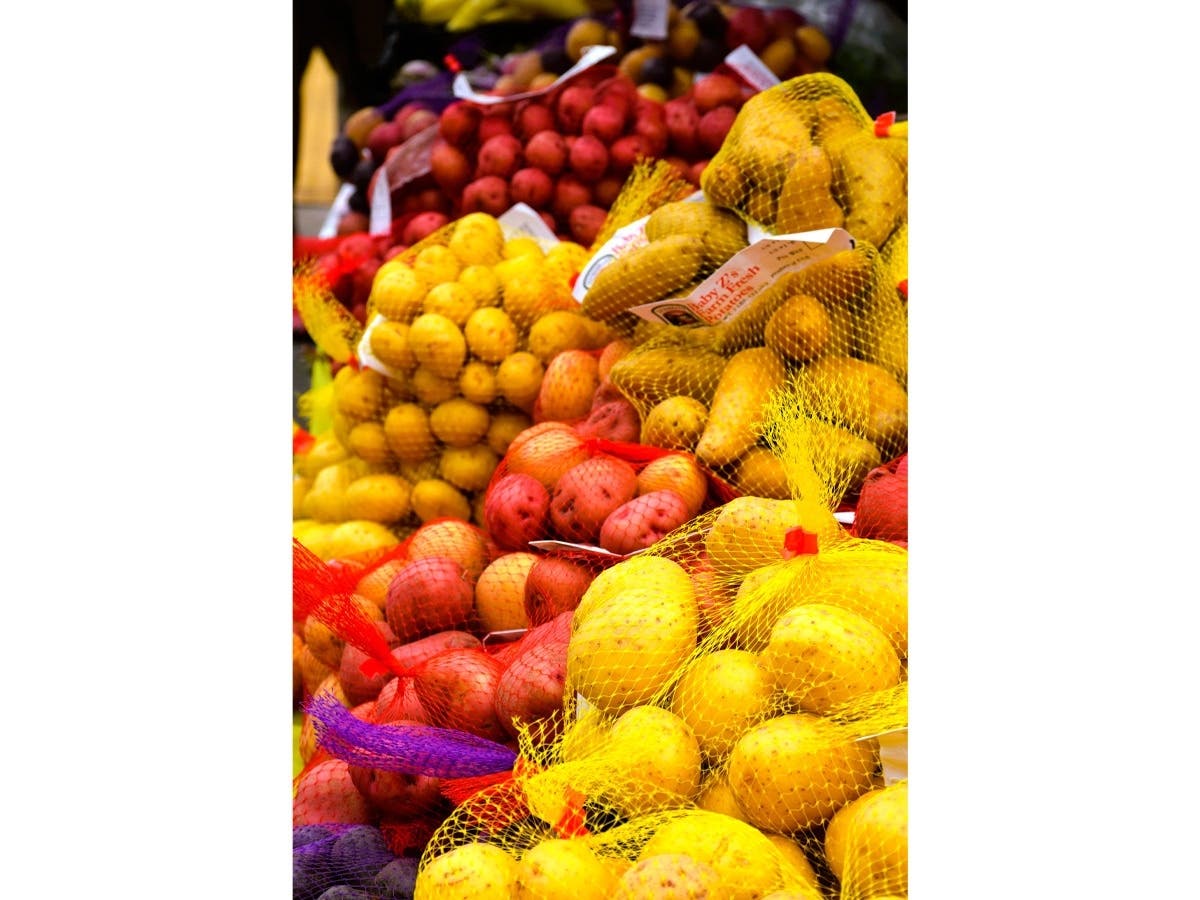 Potatoes at the Farmers Market in San Francisco