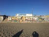 2018 photo of Lemmy of Motorhead on the ever-changing graffiti wall of Ocean Beach in San Francisco.