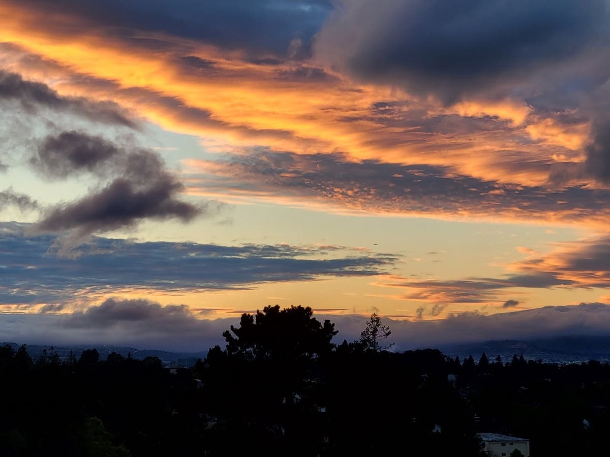 Summer Clouds Over San Mateo.