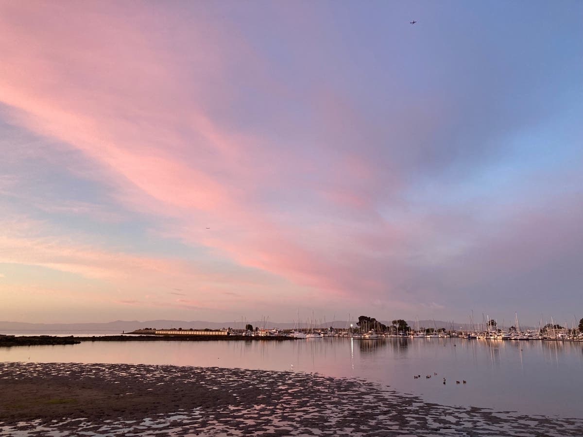 Sunrise in Alameda, Calif.