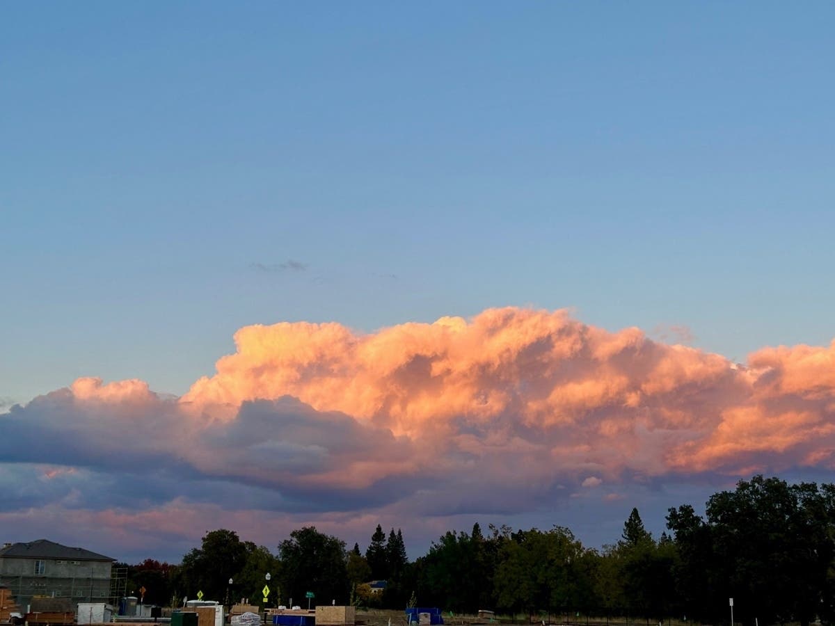 Clouds over Sacramento, Calif. Photo taken in Nov. 2022.