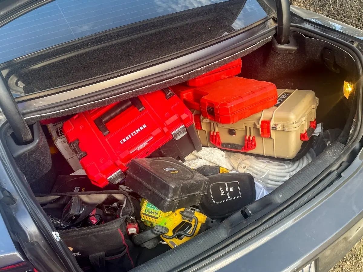 Police say they were able to recover about $10,000 in stolen merchandise, and the car that was reported stolen.