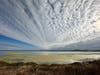Clouds over Coyote Hills Regional Park in Fremont, Calif.