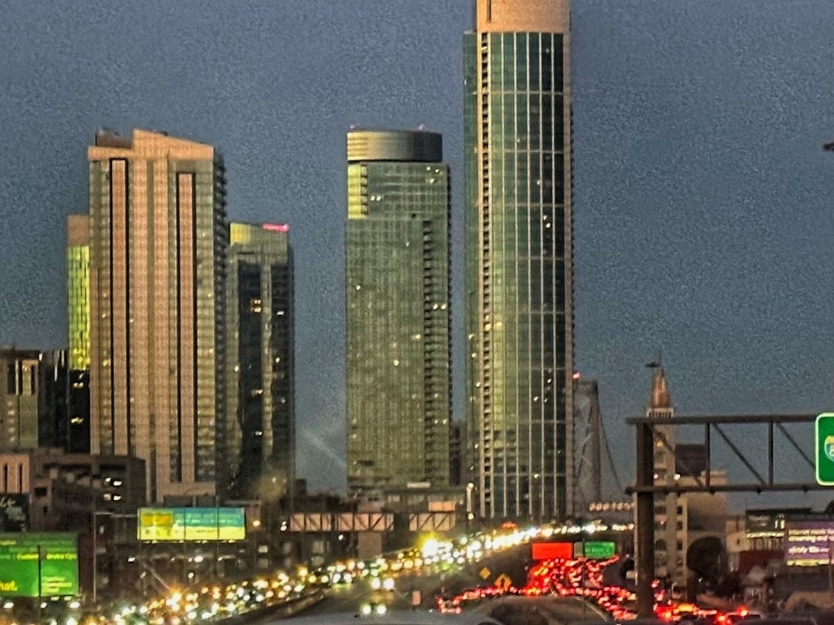 The escape toward the Bay Bridge in San Francisco.