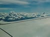 A view out the plane window.