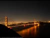 The Golden Gate Bridge, looking toward San Francisco.