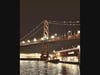 Another angle of the Bay Bridge at night in San Francisco.