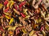 Fallen leaves in Alameda, Calif.