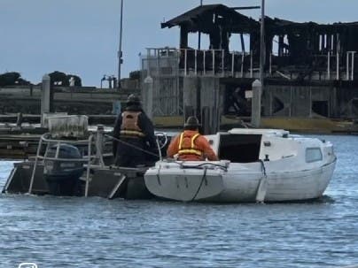 The boats were removed earlier this month.