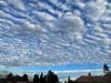 Cloudy sky over Alameda, Calif.