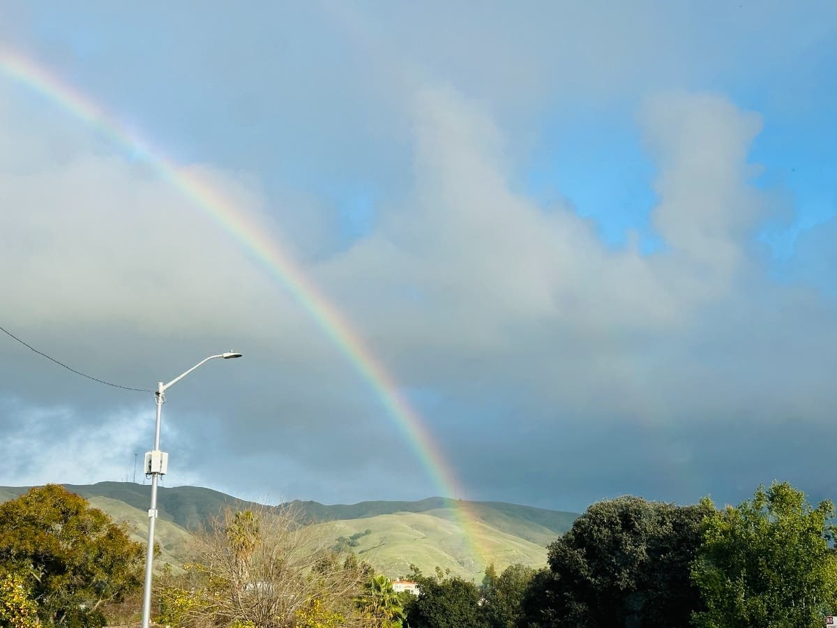 Rainbow over Fremont, Calif.