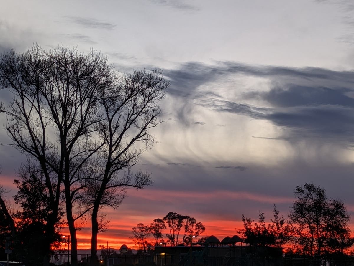 Alameda, Calif. sunrise, January 30, 2024.